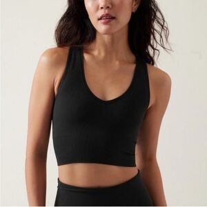 Athleta Aurora Seamless Cropped Ribbed Tank